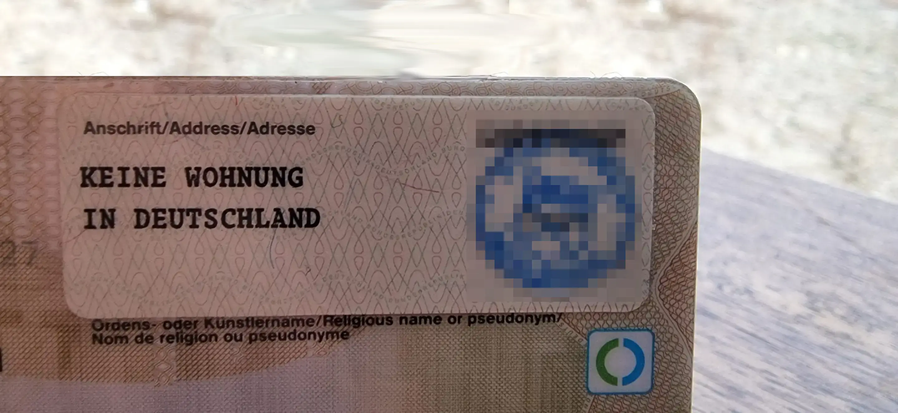 Kein Wohnsitz in Deutschland